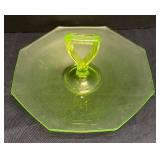 M3 - Awesome Uranium Glass Serving Platter