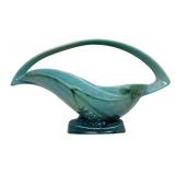 N1 - Roseville Wincraft Handled Basket - Art Pottery