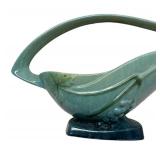 N1 - Roseville Wincraft Handled Basket - Art Pottery