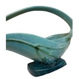 N1 - Roseville Wincraft Handled Basket - Art Pottery