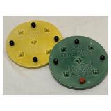 M3 - Two Red Wing Minnesota Centennial Trivets