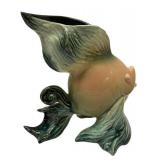 G1 - Hull Ebb Tide Angelfish Vase - Vintage Hull Pottery