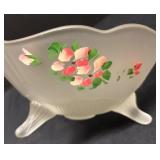 Lancaster Paty Kay Satin Crystal Footed Bowl