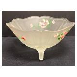 Lancaster Paty Kay Satin Crystal Footed Bowl