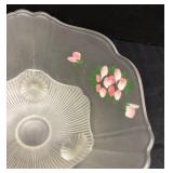 Lancaster Paty Kay Satin Crystal Footed Bowl