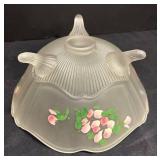 Lancaster Paty Kay Satin Crystal Footed Bowl