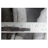 Pair of Ornate Concrete Urn Planters - Beaded Rim, Fluted Base - 28' x 20.5' (Lot of 2)