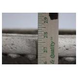 Pair of Ornate Concrete Urn Planters - Beaded Rim, Fluted Base - 28' x 20.5' (Lot of 2)