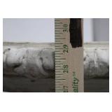 Concrete Bird Bath on Pedestal - Ornate Rim, ~30 in Tall, 23 in Bowl