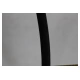 3-Piece Wrought Iron Teardrop Plant Stakes with Amber Glass Orbs 38.5' x 16'