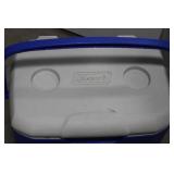 Coleman Excursion 30-Quart Cooler Blue with Cup Holders