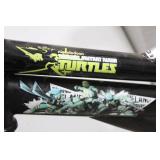 Ninja Turtles TMNT Kids Bike 16in - Black w/ Lime Green Rims