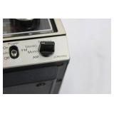 JC Penney 680-3816 AM/FM Stereo Clock Radio - Simulated Wood Grain