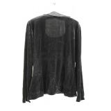 Notations 2-FER Twinset Velvet Blazer & Sequined Tank - Black