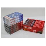 Maxell UR90 90-Min VHS Tapes 20-Pack - JVC SX120 120-Min VHS Tapes 4-Pack - Maxell 6-Hour Standard
