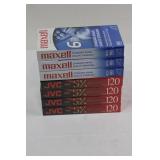 Maxell UR90 90-Min VHS Tapes 20-Pack - JVC SX120 120-Min VHS Tapes 4-Pack - Maxell 6-Hour Standard