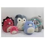 Squishmallows Assorted Plush Toys (Lot of 5)