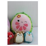 Squishmallows Plushes (Lot of 6) Unicorn, Watermelon, Pineapple, Strawberry Bear, Deer & Penguin
