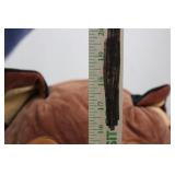 Squishmallows Plush Lot - Pink Rainbow-Mane, Mint Cat, Brown Dog w/XOXO