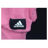 Adidas Pink Hoodie Leopard Print 3-Stripes Logo UK L / US L