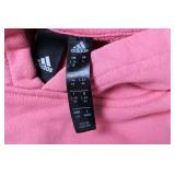 Adidas Pink Hoodie Leopard Print 3-Stripes Logo UK L / US L