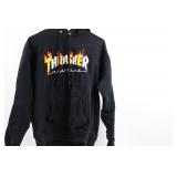 Thrasher Flame Logo Hoodie - Black