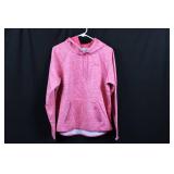 Under Armour Pink Heather Hoodie - Drawstring Hood & Kangaroo Pocket