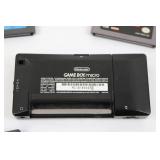 Nintendo Game Boy Micro in Case with 6 Game Boy Advance Cartridges