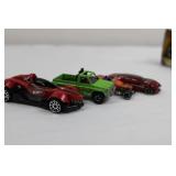 Hot Wheels Die-Cast Vehicle Set - Monster Truck, Cars & Motorcycle