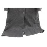 apostrophe Black Wool Coat - Size S (4-5) Button-Front Long Coat