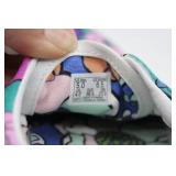 Vans Kids Floral Slip-On & Glitter Slip-On & Blue Checkerboard Lace-Ups - 3-Pair Sneaker Bundle