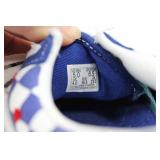 Vans Kids Floral Slip-On & Glitter Slip-On & Blue Checkerboard Lace-Ups - 3-Pair Sneaker Bundle