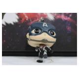 Marvel Groot Portrait Poster 19x13 - Iron Man & Captain America Funko Bobbleheads & Mini Keychain