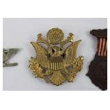 US Eagle Insignia Set - Great Seal Crest, FCL Medal & Eagle Lapel Pin