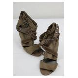 4-Pair Women's Shoes Lot - Size 7.5 (Sporto Boots, Aravon Wedges, Black Heels, Beaded Sandals)