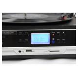 Boytone BT-16DJB-C 33/45/78 RPM Turntable System with Cassette & USB/SD MP3 tested