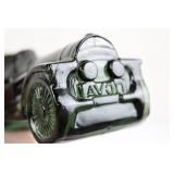 Avon Car-Shaped Empty Glass Perfume Bottles - Blue & Green (Set of 2)