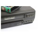 JVC HR-VP450U VHS VCR - 4-Head Hi-Fi with 7 Tapes (120V)