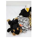 Ty Beanie Babies Assorted Plush Animals - 5-8 Inches Each