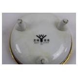 Geisha Hand Fan - Shanghai Souvenir Box & Spoon (3-Piece)