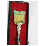 Geisha Hand Fan - Shanghai Souvenir Box & Spoon (3-Piece)