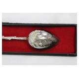 Geisha Hand Fan - Shanghai Souvenir Box & Spoon (3-Piece)