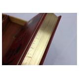 Holy Bible in Wooden Keepsake Box - Decorative Vintage Bible Set