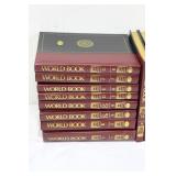 World Book Encyclopedia Set - Burgundy Hardcover Volumes (A-Z) & Science Year