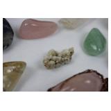 Gemstone Collection: Amethyst, Aventurine, Rose Quartz Pendant, Ocean Jasper