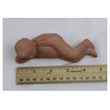 Terracotta Cherub Angel Figurine Set with Decorative Vase - 5-Piece Display 3'-5'Tall