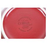 Corelle Coordinates Burgundy Stoneware Bowls - 9'-11' diameter