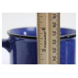 Mugs - Von Pok & Cheng Marlboro Unlimited Blue - Set of 4, Dishwasher/Microwave Safe