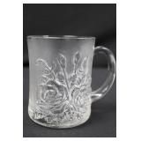 Crystal Clear Cut-Glass Punch Bowl Set with Lidded Compotes and Covered Dish