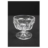 Dessert Cups - Clear Glass Stemmed Pedestal Goblets (11 cups)